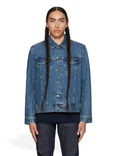 Куртка A.P.C. Indigo US Denim Синій | COZZK-H02223