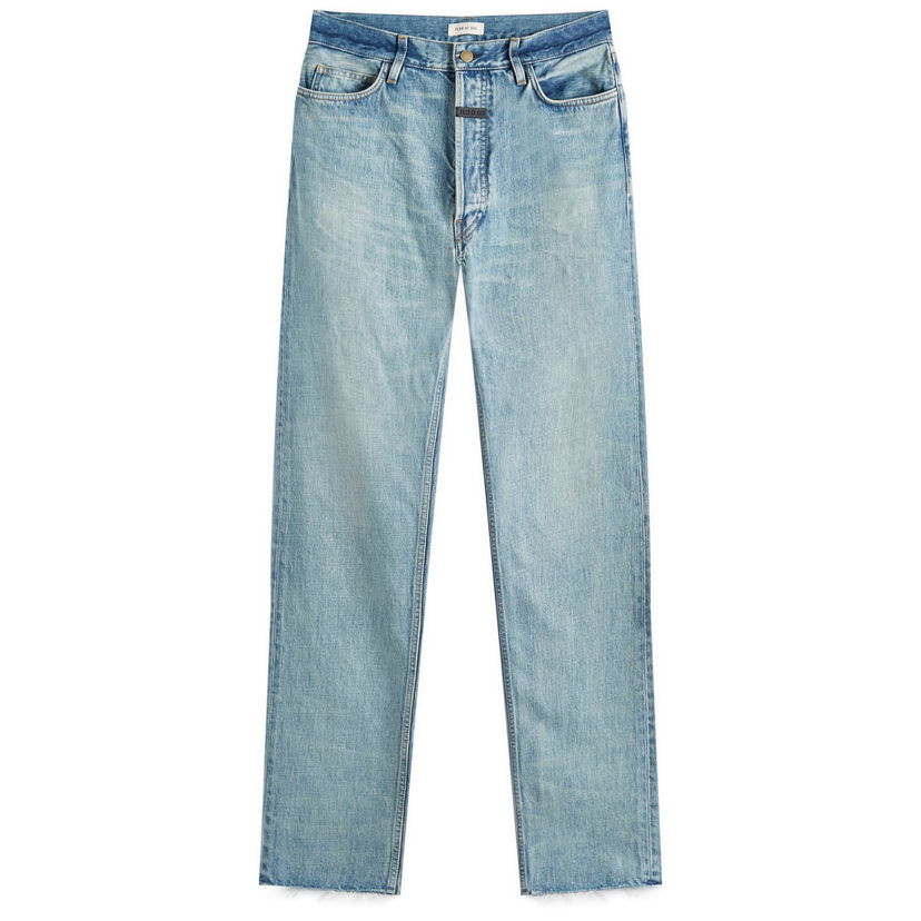 Джинси Fear of God Fear Of God 5 Pocket Straight Leg Jeans Size 30 Синій | FGE240-408DNM-409