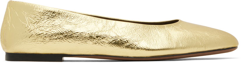 Догляд за взуттям The Row The Row Square Ballerina Flats Металік | F1598-M39