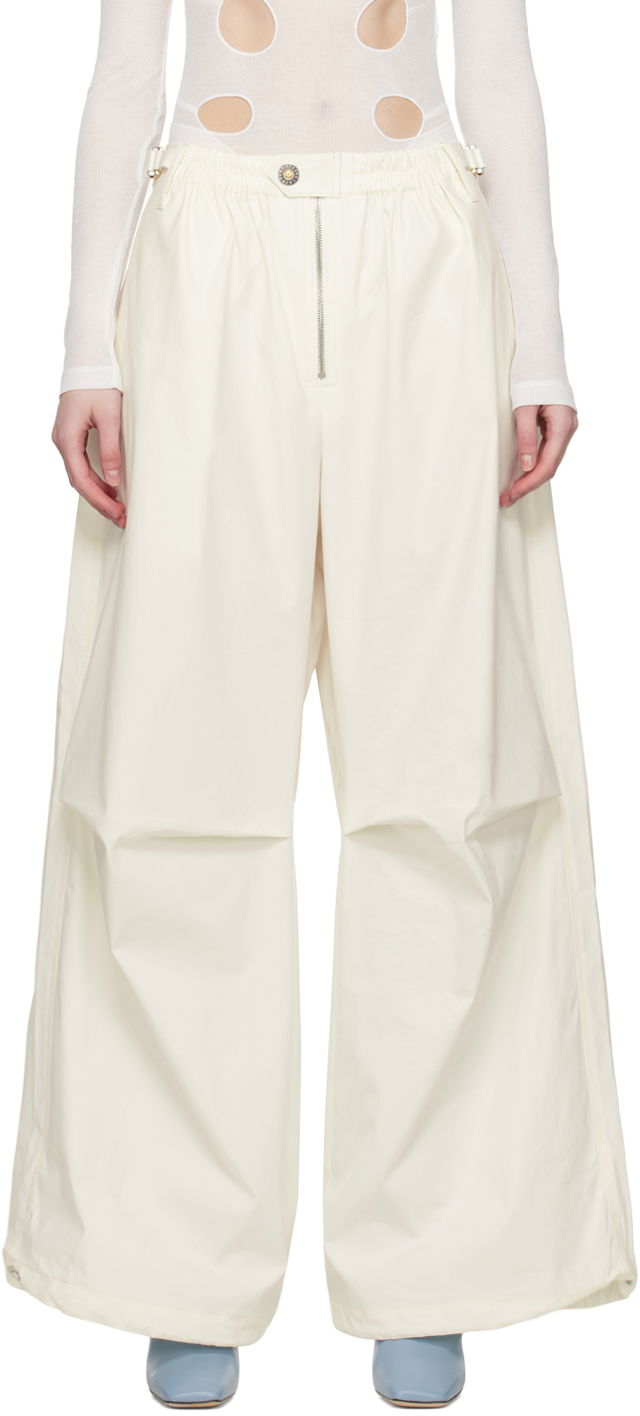 Штани Dion Lee Zip Trousers бежевий | C2131S23
