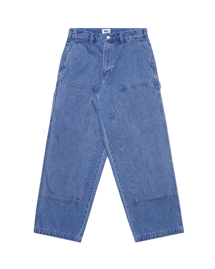 Джинси OBEY Bigwig Denim Carpenter Pant Синій | 142010093-LIN