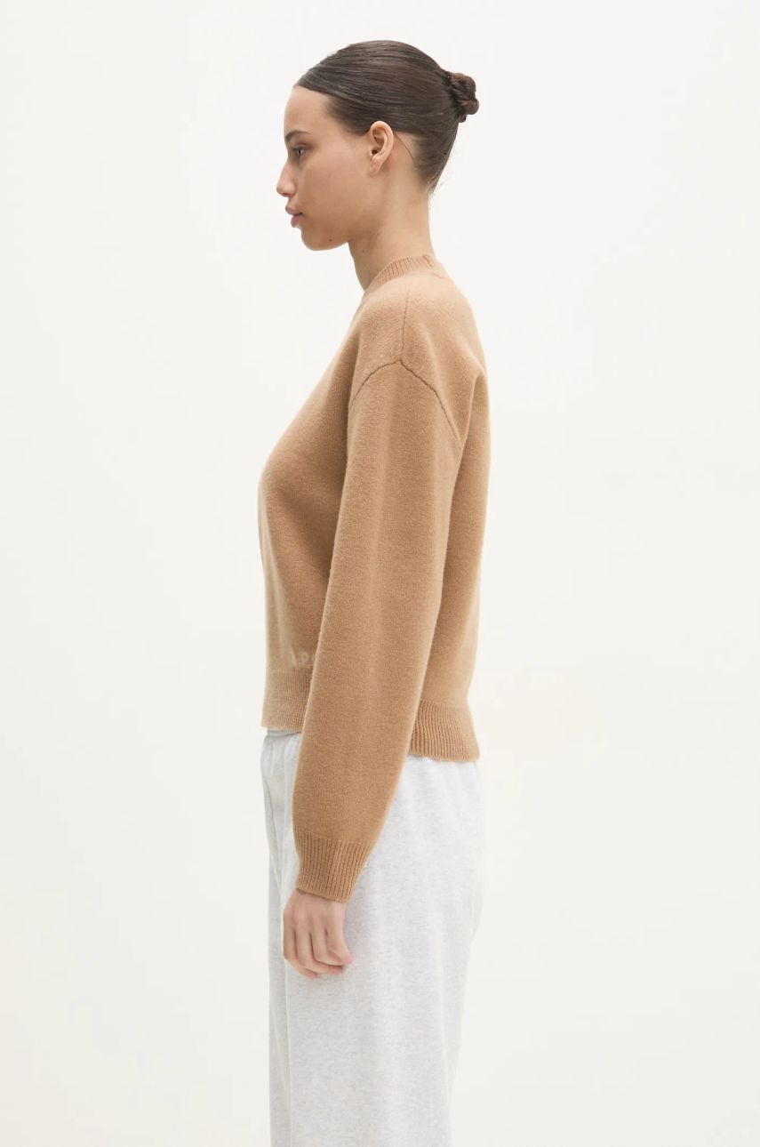 Cветр A.P.C. A.P.C. Pull Esther Wool Sweater Коричневий | WVBDK.F23373.CAB, 1