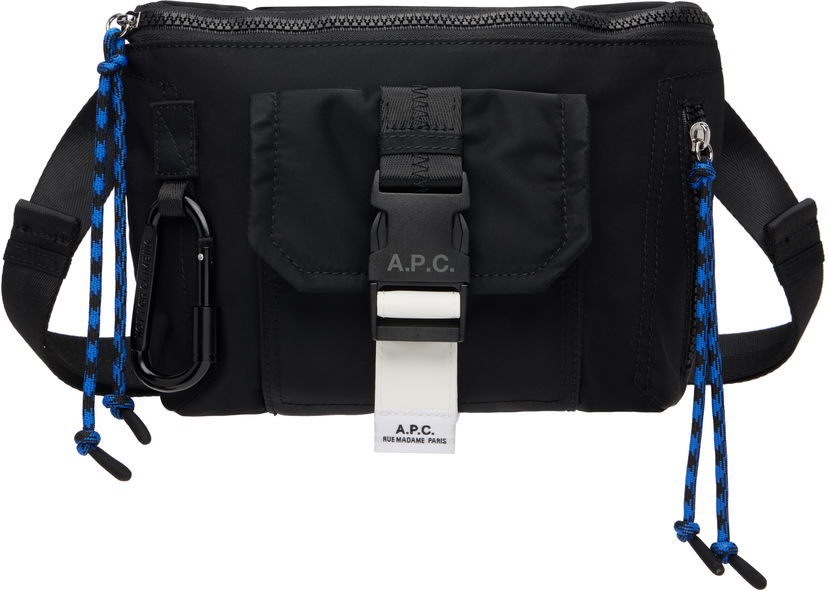 Поясна сумка A.P.C. A.P.C. Trek Bum Bag чорний | PAAGR-H62219