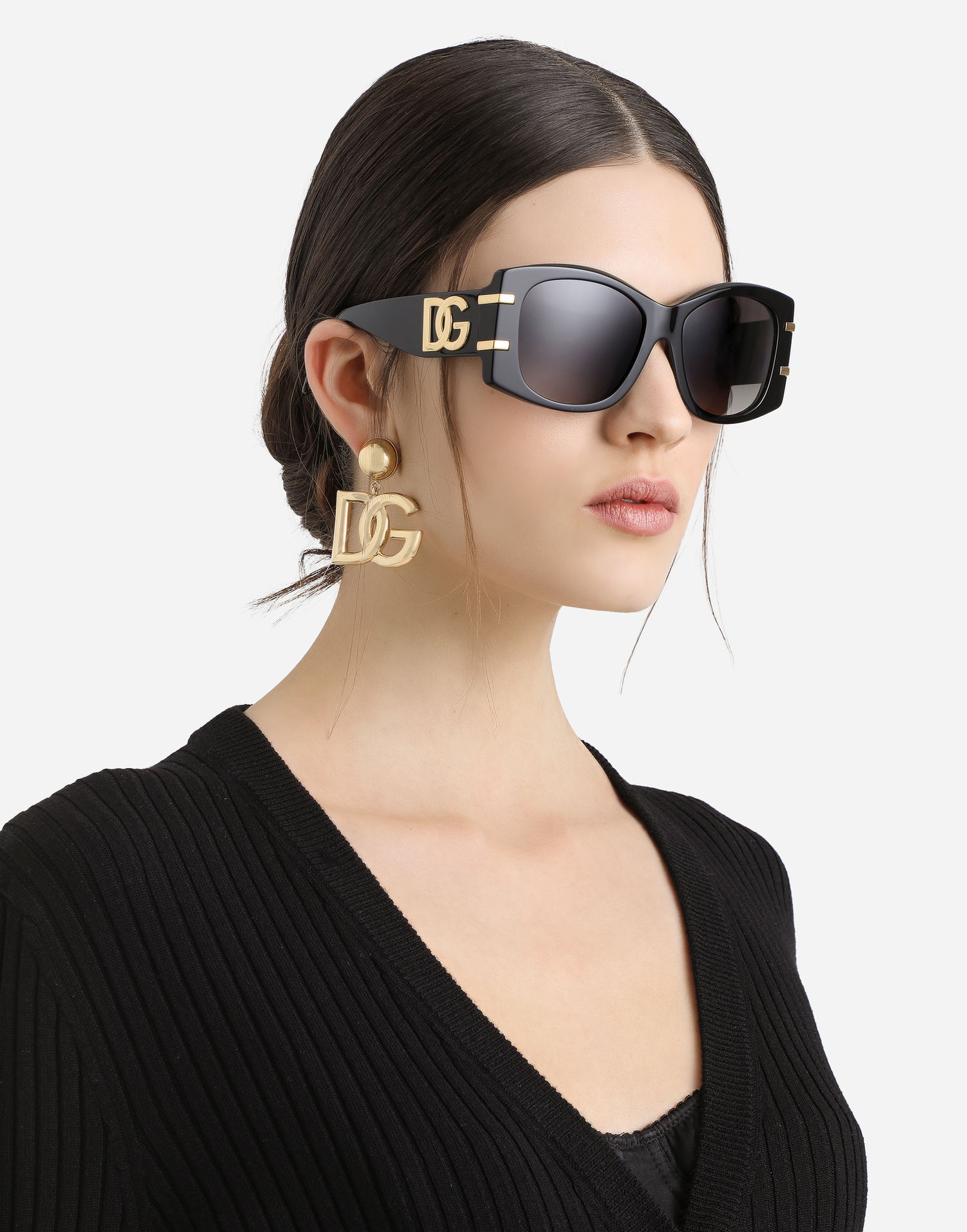 Сонцезахисні окуляри Dolce & Gabbana Dolce & Gabbana Dg Griffe Gradient Sunglasses чорний | VG4501VP18G9V000, 1