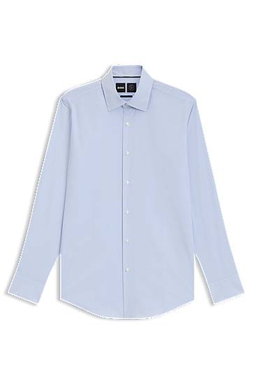Сорочка BOSS Slim Fit Performance-Stretch Shirt Синій | 50545308