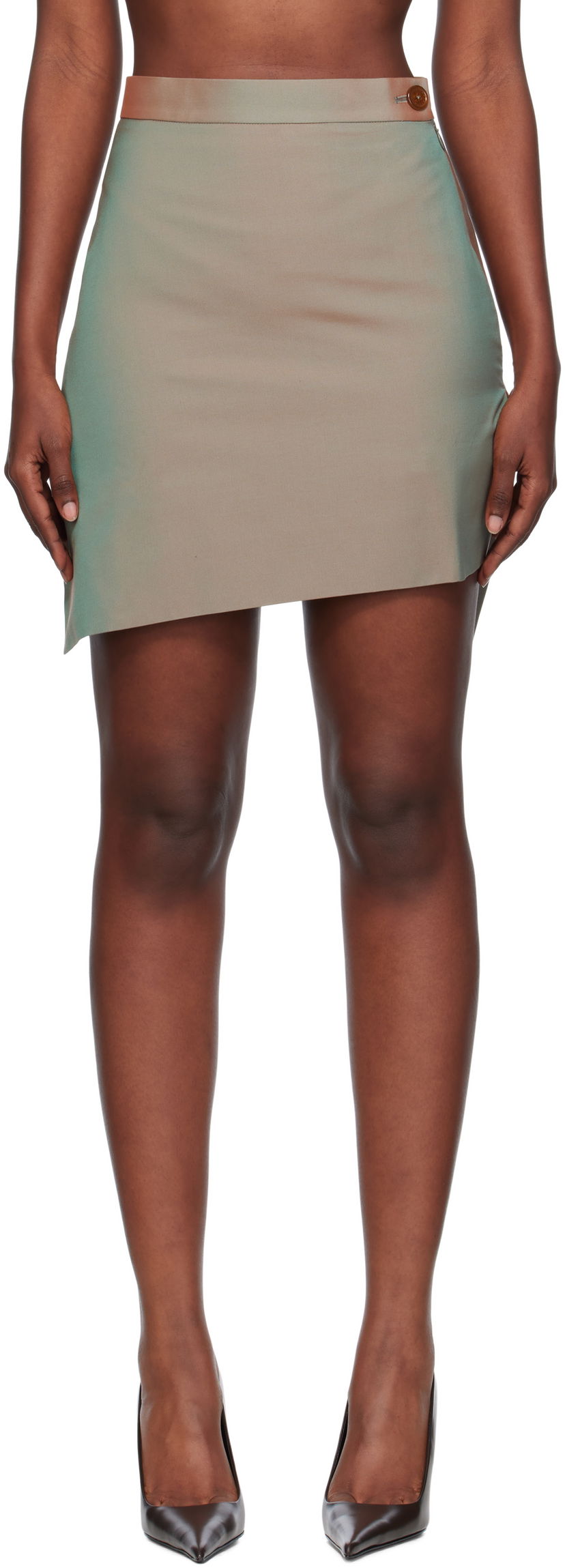 Спідниця Vivienne Westwood Vivienne Westwood Infinity Miniskirt Зелений | 1K01002C-W0189-