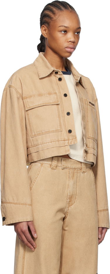 Куртка We11done We11done Cropped Work Jacket бежевий | WD-JK0-25-055-W-BG, 1