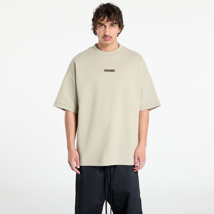 Футболка Fear of God Fear of God Essentials Pique 90's Short Sleeve T-Shirt бежевий | 125SP254416F-659