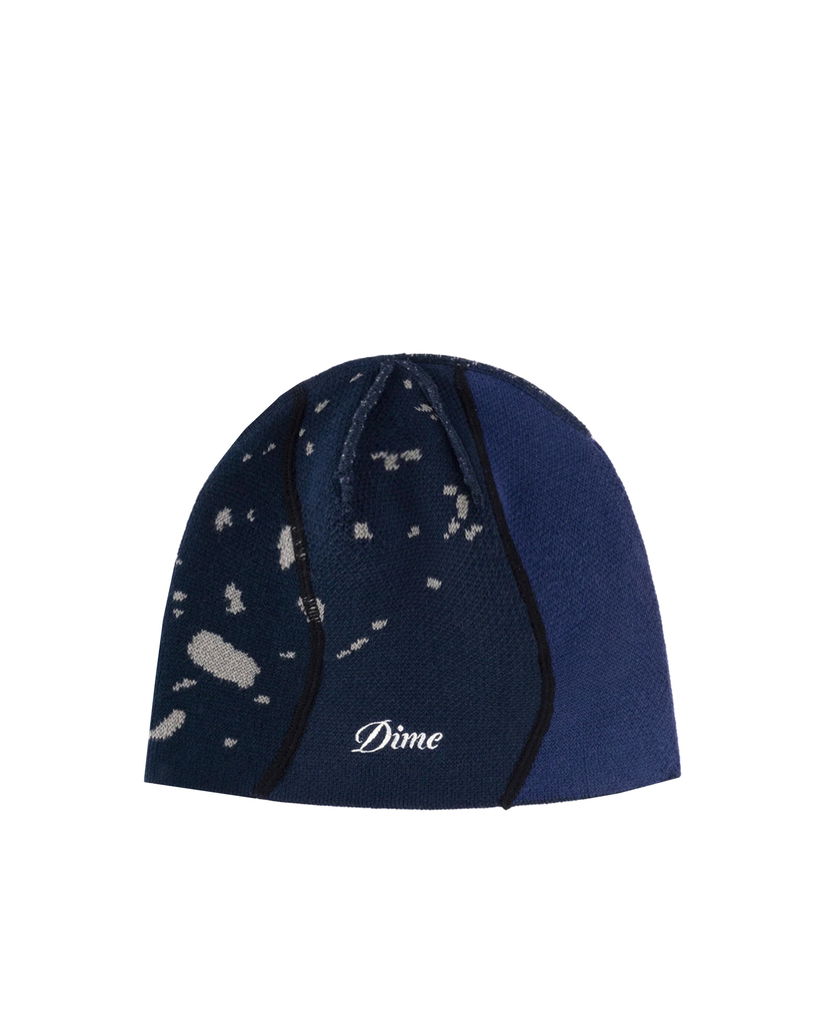 Шапка Dime Reverse Stitch Logo-Embroidered Beanie Синій | DIMEHO2425NVY