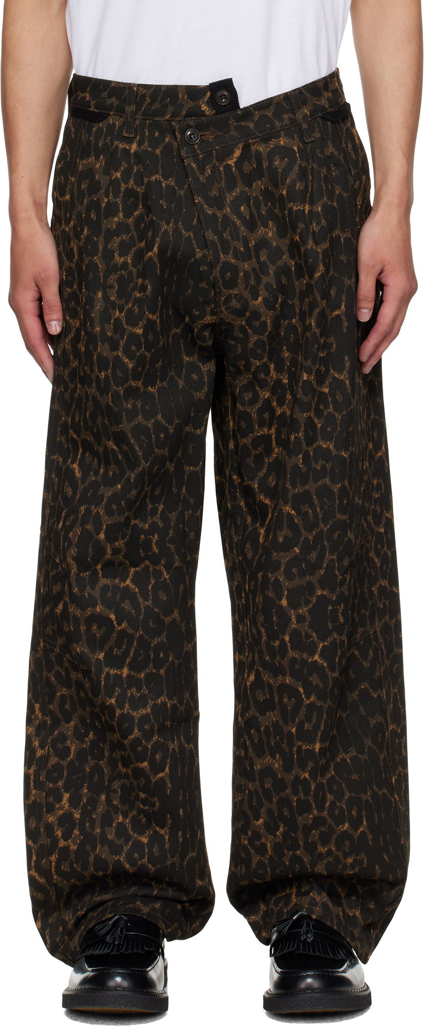 Штани Andersson Bell Andersson Bell Crossover Carpenter Wide Leg Pants Коричневий | apa836m