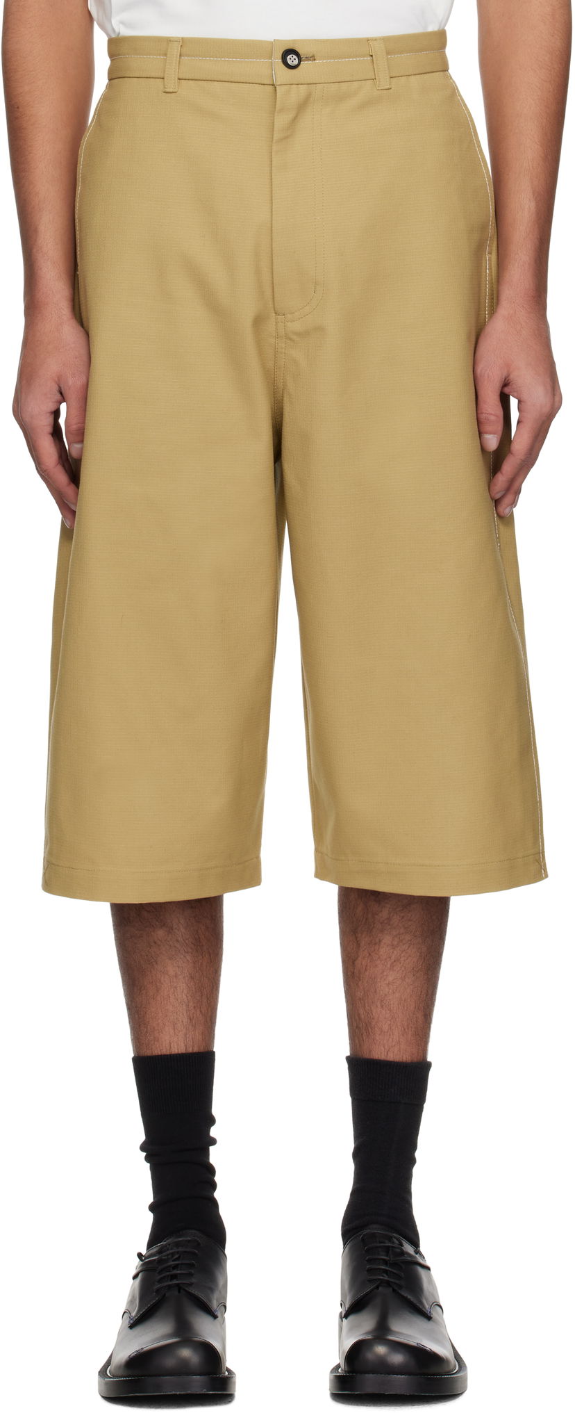 Шорти ADER ERROR ADER error Product. 87 Shorts бежевий | BO01SSBT0102BG