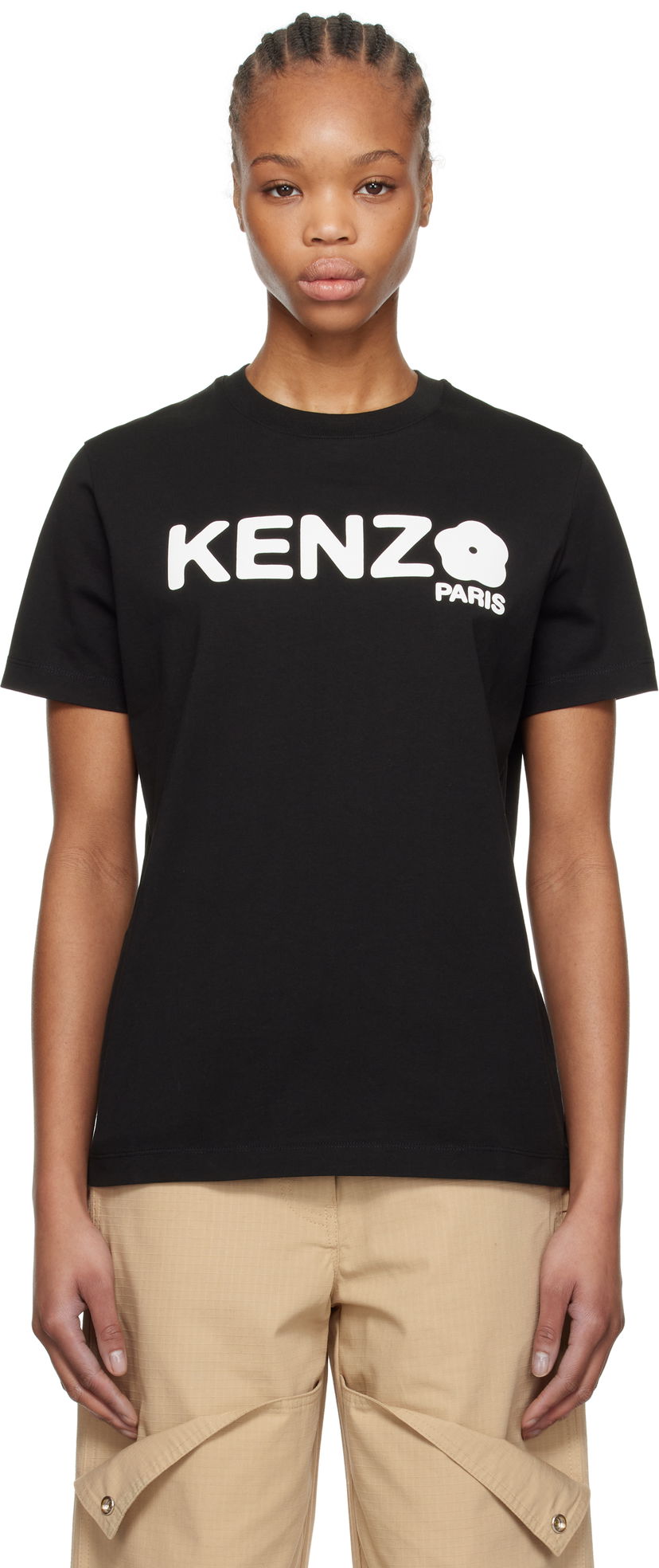 Футболка KENZO Kenzo Paris 'Boke Flower 2.0' Loose T-Shirt чорний | FF52TS1574SO