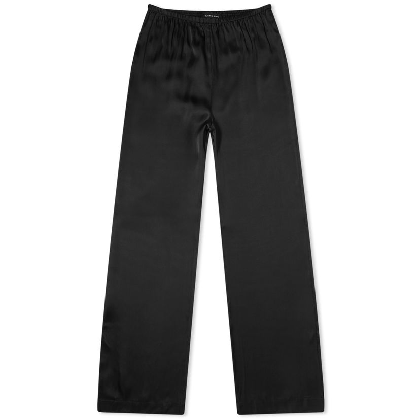 Штани Anine Bing Aden Black Satin Pants чорний | A-03-3353-000