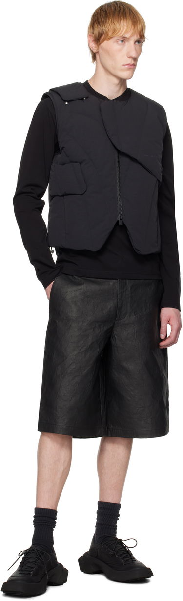 Шорти HELIOT EMIL Armada Textured Wide-Leg Shorts чорний | SS25_M_10_195_BLK01, 3