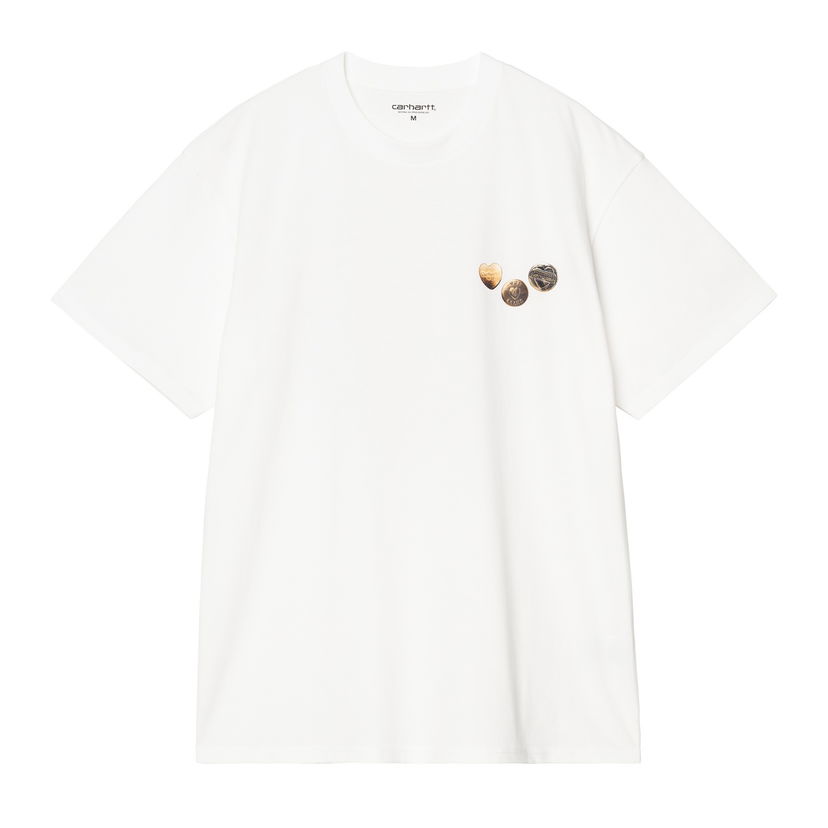 Футболка Carhartt WIP Carhartt WIP S/S Button T-Shirt білий | I034658_9
