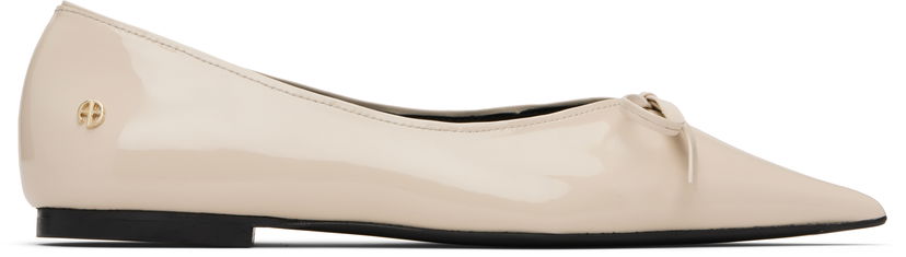 Кросівки та взуття Anine Bing Anine Bing Hilda Ballerina Flats бежевий | A-14-11099-IVY17