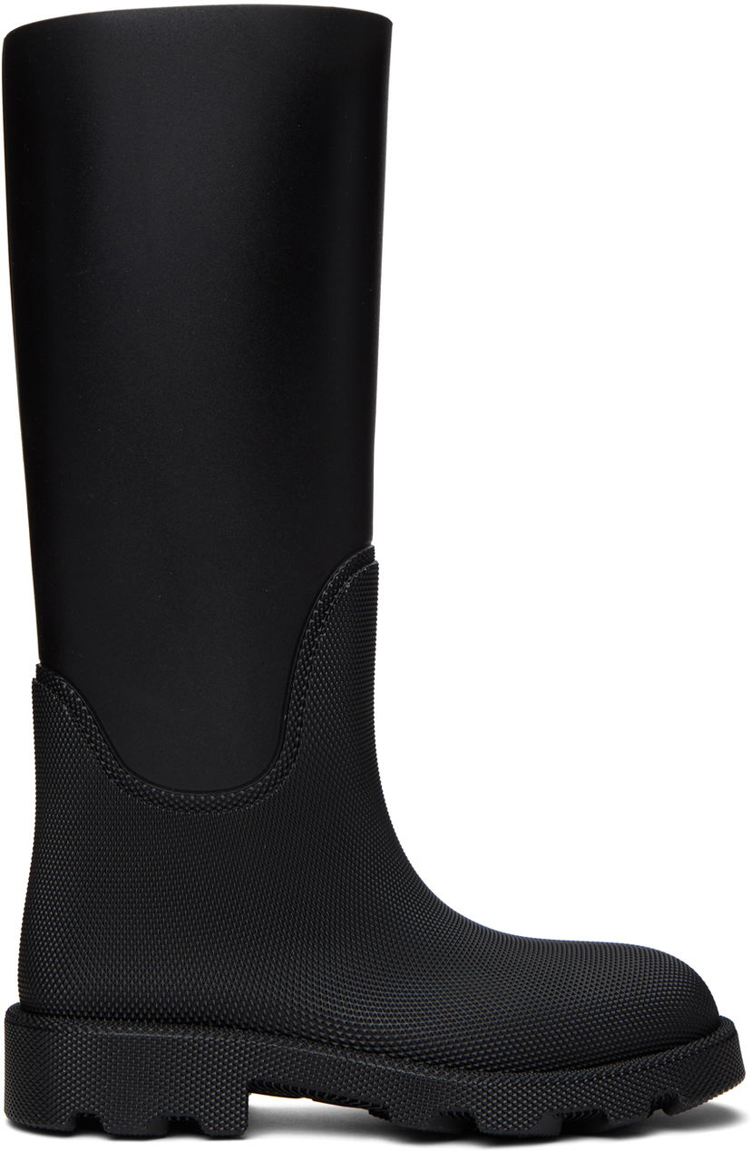Кросівки та взуття Burberry Rubber Marsh High "Black" чорний | 8077778
