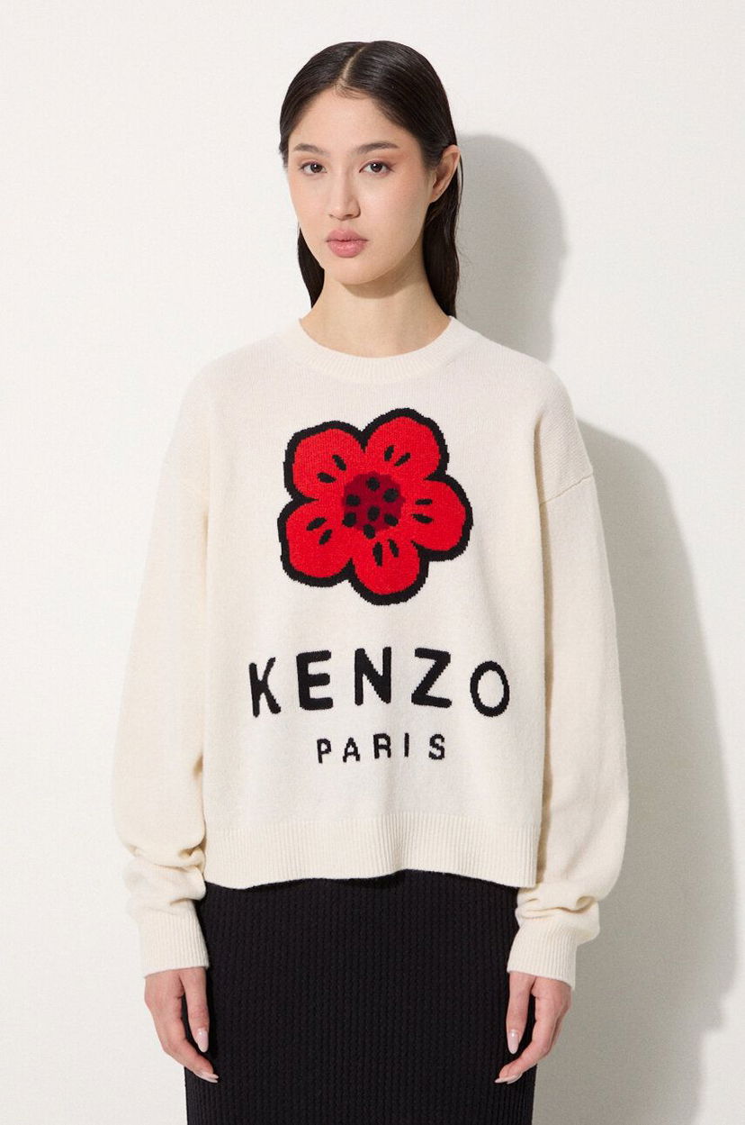 Cветр KENZO Jumper Sweater бежевий | FE62PU4903LD.02