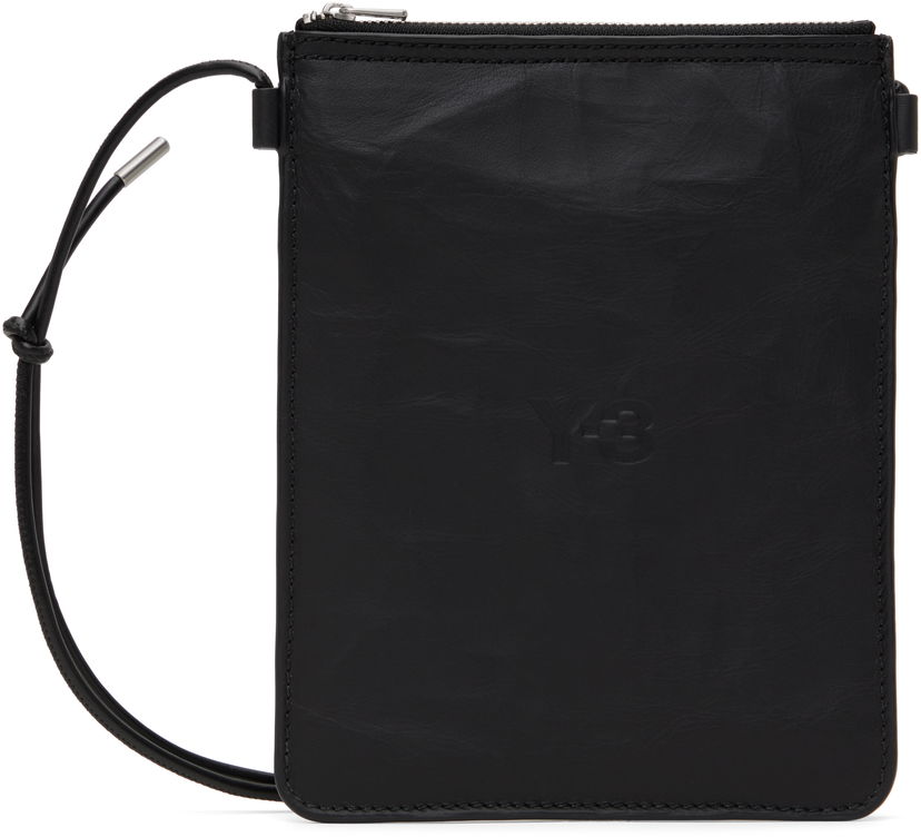 Сумка Y-3 Y-3 Leather Crossbody Pouch чорний | JD2914