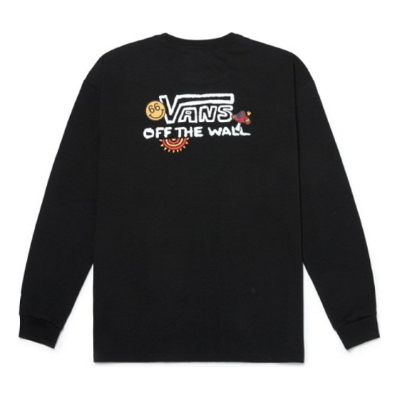 Футболка Vans Long Sleeve Graphic Tee чорний | VN0A5H86BLK, 0