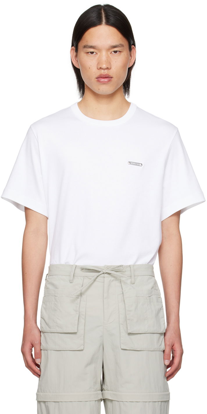 Футболка Helmut Lang Plaque T-Shirt білий | O04HM598