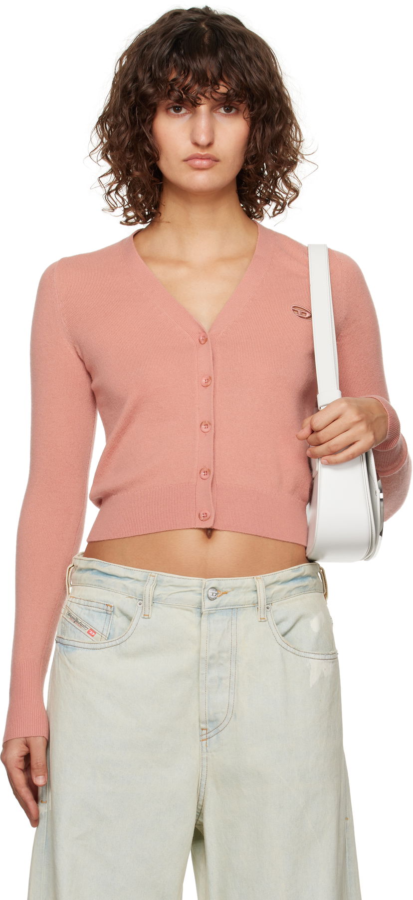 Cветр Diesel Cardigan Рожевий | A13015 0GEAY