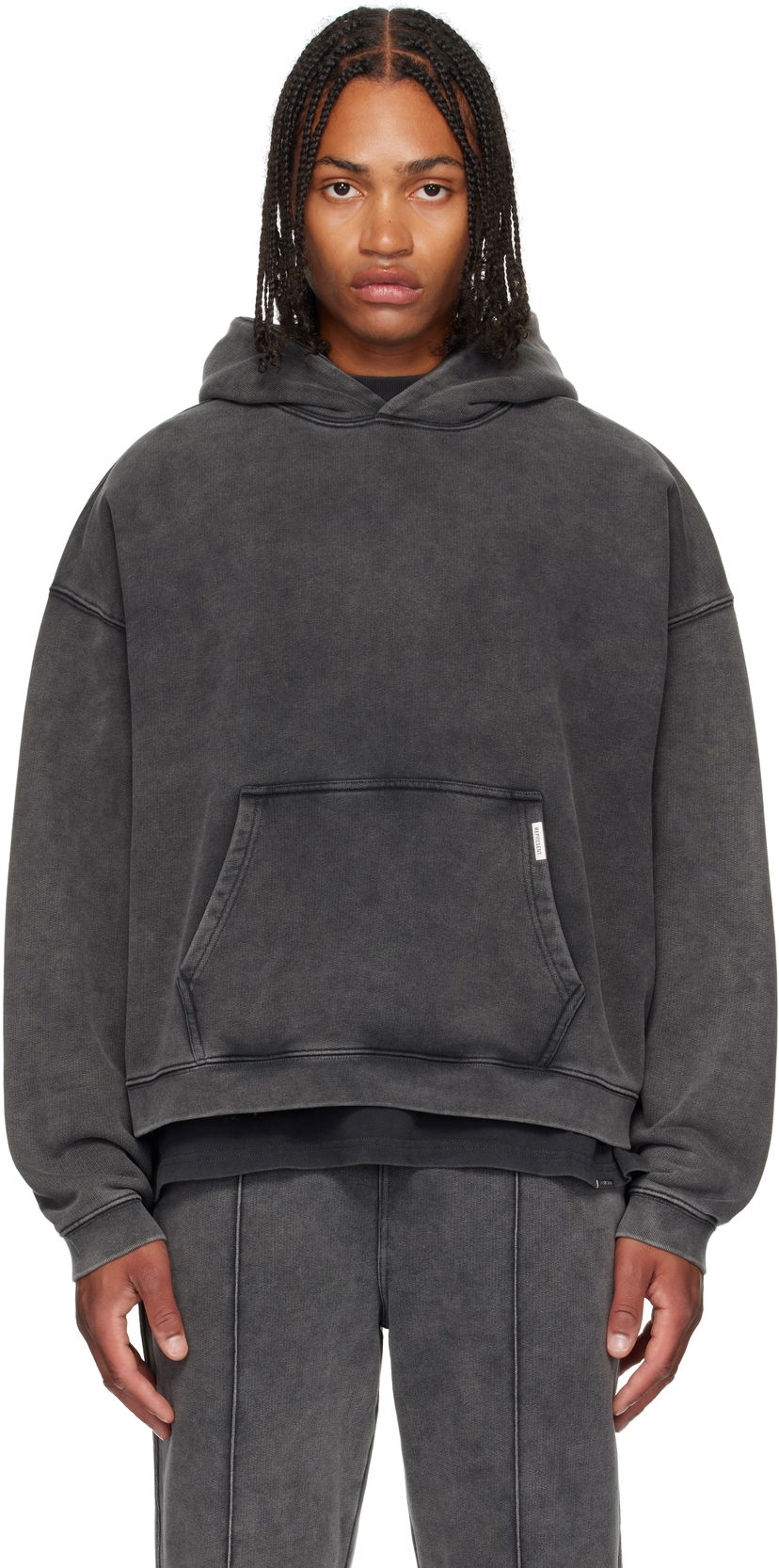 Світшоти Represent Clo Represent Initial Boxy Hoodie Сірий | INM413