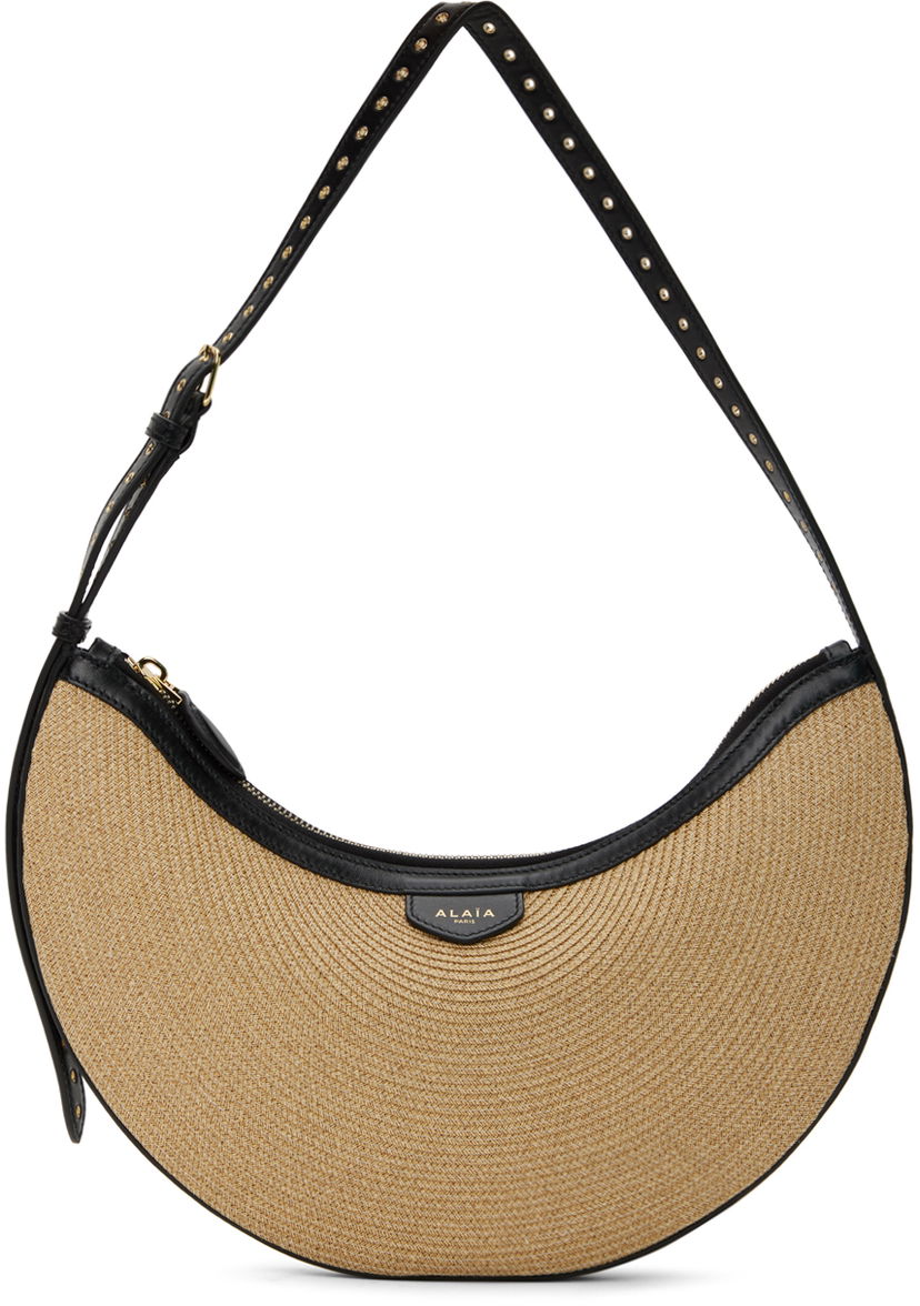 Сумка Alaïa One Piece Demi Lune Shoulder Bag бежевий | AA1S02731CA291