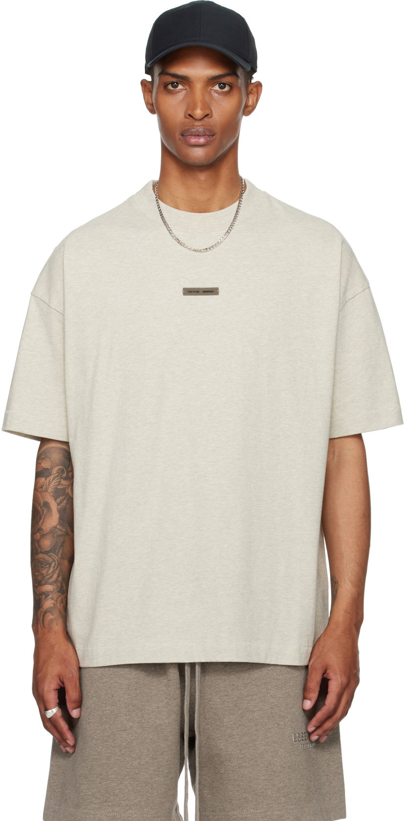 Футболка Fear of God Fear of God ESSENTIALS Classic Fit T-Shirt бежевий | 125SP254192F