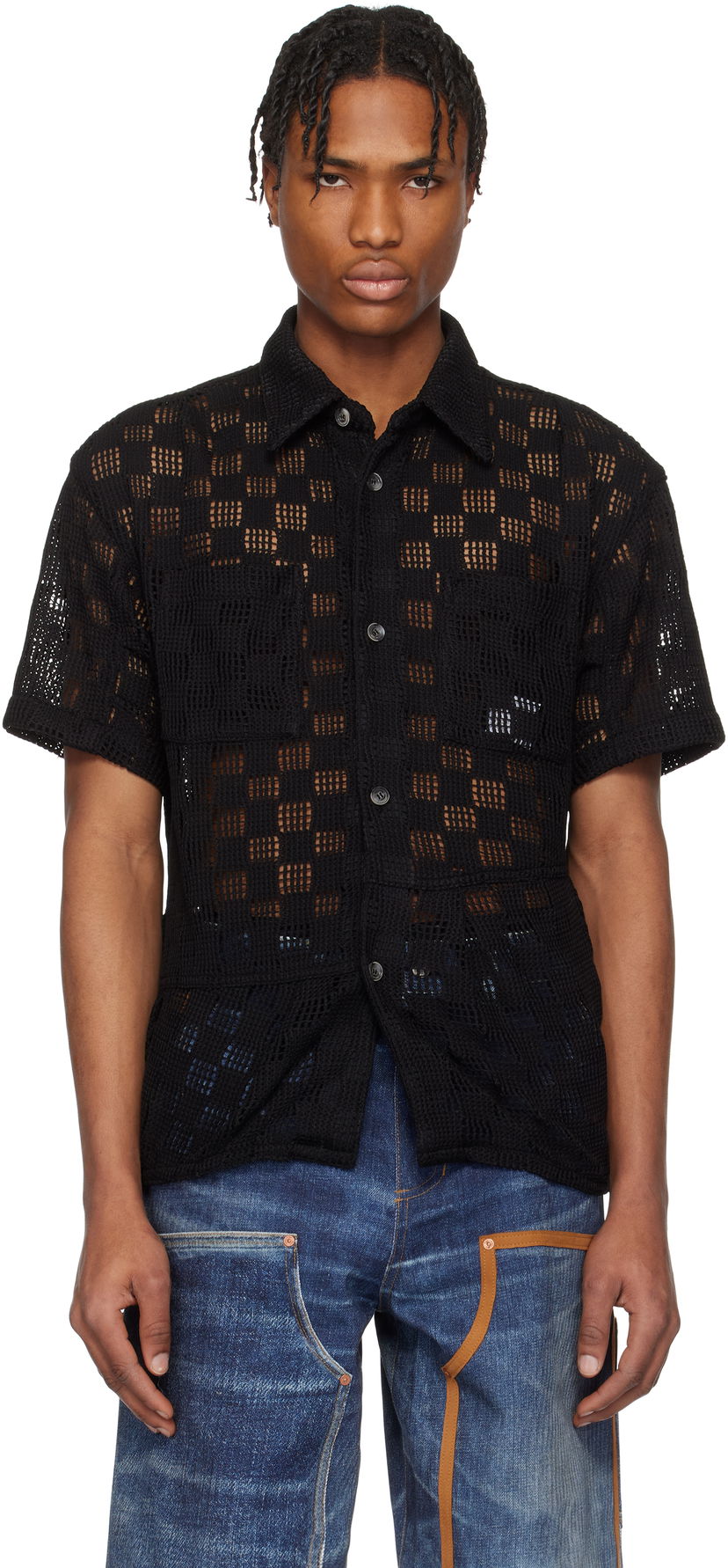 Сорочка Andersson Bell Andersson Bell Letto Knitted Shirt чорний | atb1234m