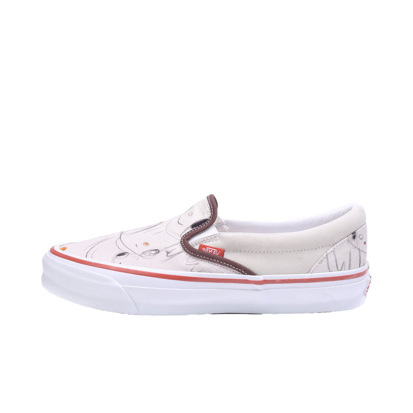 Кросівки та взуття Vans Vault OG Classic Slip-On LX Javier Calleja білий | VN0A32QN6Z9