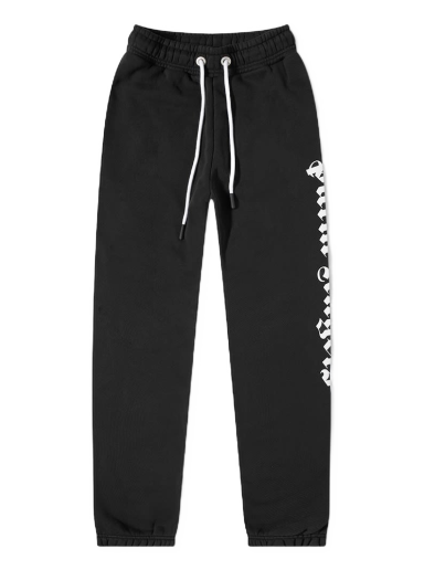 Спортивні штани Palm Angels Side Logo Sweat Pant чорний | PMCH010C99FLE0021001