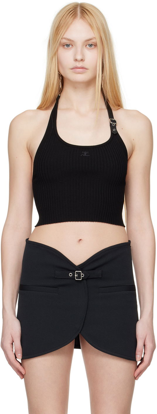 Безрукавка Courrèges Courrèges Holistic Buckle Tank Top чорний | 124MTO239FI0001
