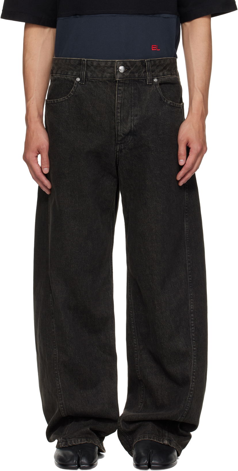 Джинси Eckhaus Latta Eckhaus Latta Bend Jeans чорний | 1225-EL-PF25-S