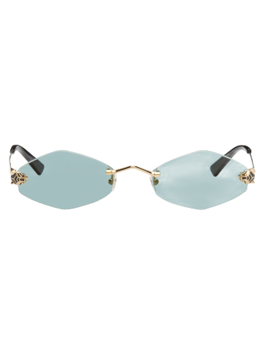 Сонцезахисні окуляри Cartier Oval Sunglasses Бірюзовий | CT0433S