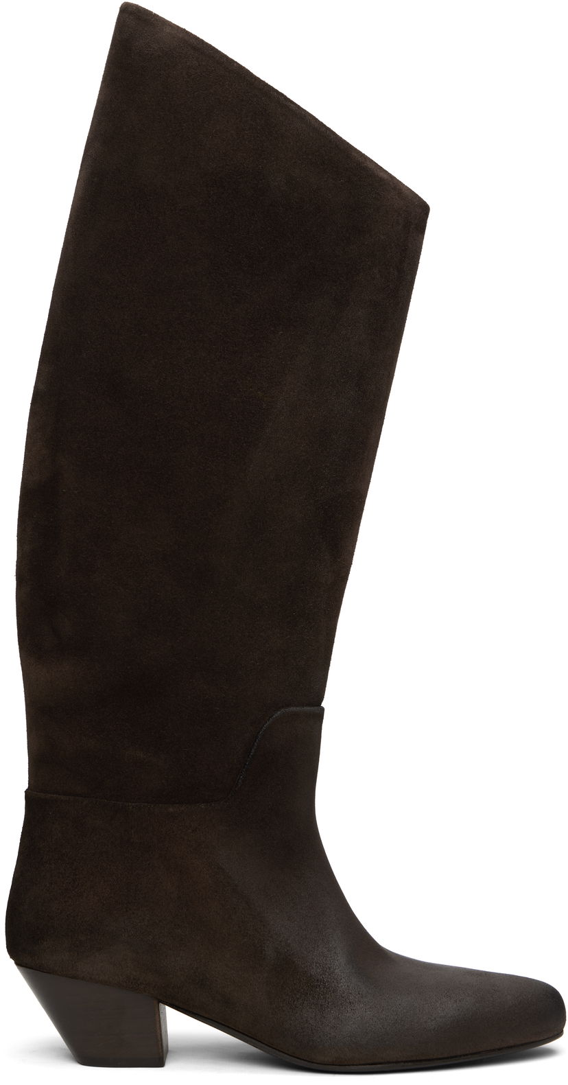 Одяг Marsèll Marsell Goccio Reversed Leather Tall Boots Коричневий | MW8341 P024