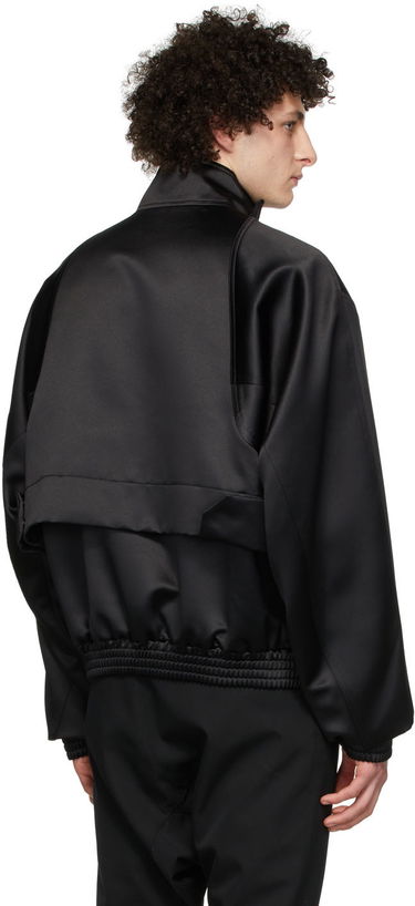 Світшоти We11done We11done Half-Zip Mock Neck Polyester Anorak чорний | WD-JK1-22-075-M-BK, 2