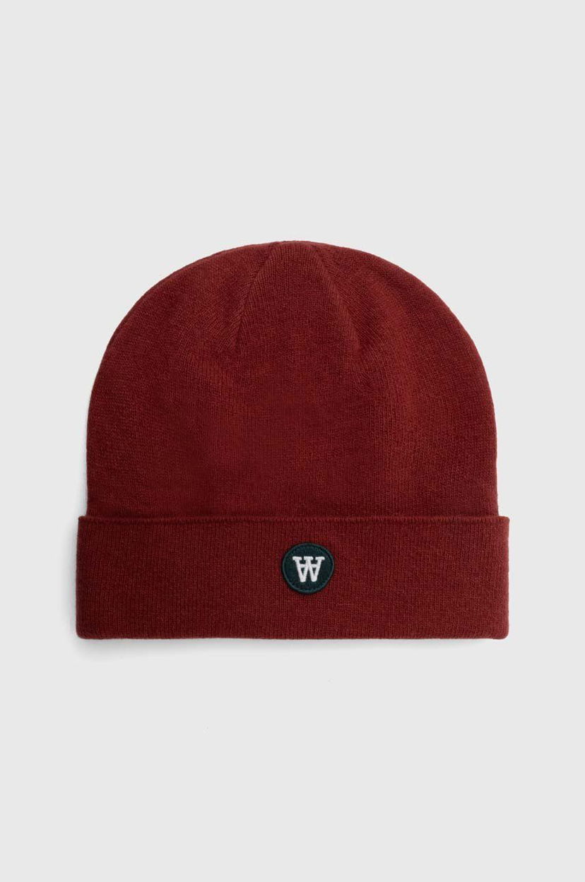 Шапка WOOD WOOD Beanie Бордовий | 10270810.4068