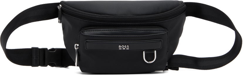 Поясна сумка BOSS BOSS Logo Trim Belt Bag чорний | 50548787