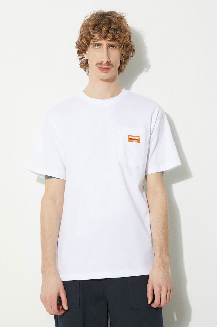 Футболка MARKET Hardware Pocket T-Shirt білий | 399001802