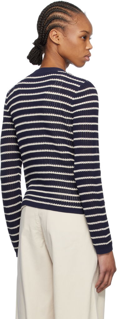 Cветр rag & bone rag & bone Viola Stripe Cardigan темно-синій | WAS24S042TG42, 2