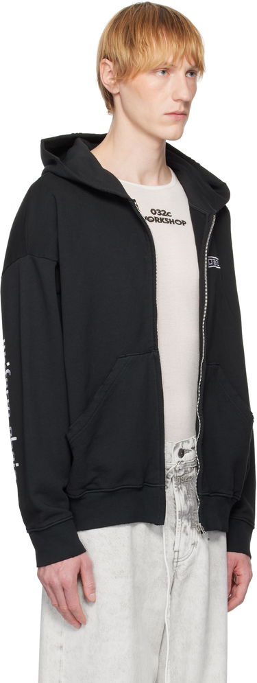 Світшоти 032C 032c "Routine" Zip-Up Hoodie чорний | S25-URC-0841-050, 1