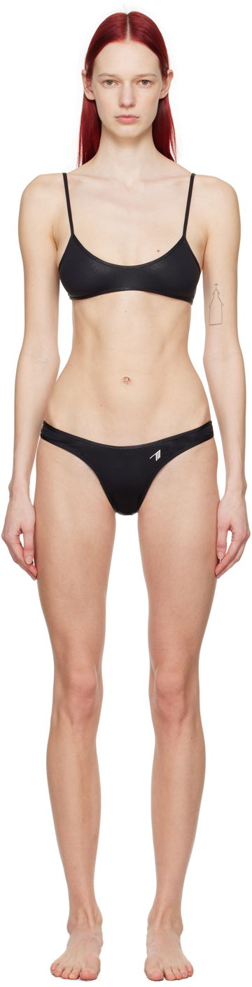 Купальники The Attico Attico Scoop Neck Bikini чорний | 243WBB90 PA63