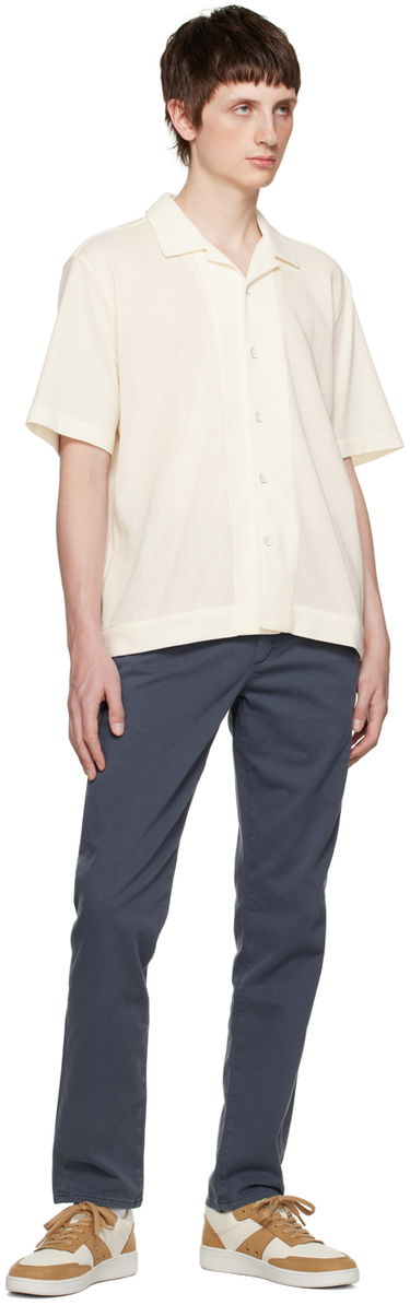 Сорочка rag & bone Rag & Bone Avery Knitted Shirt білий | MBC23PT003MS03, 3