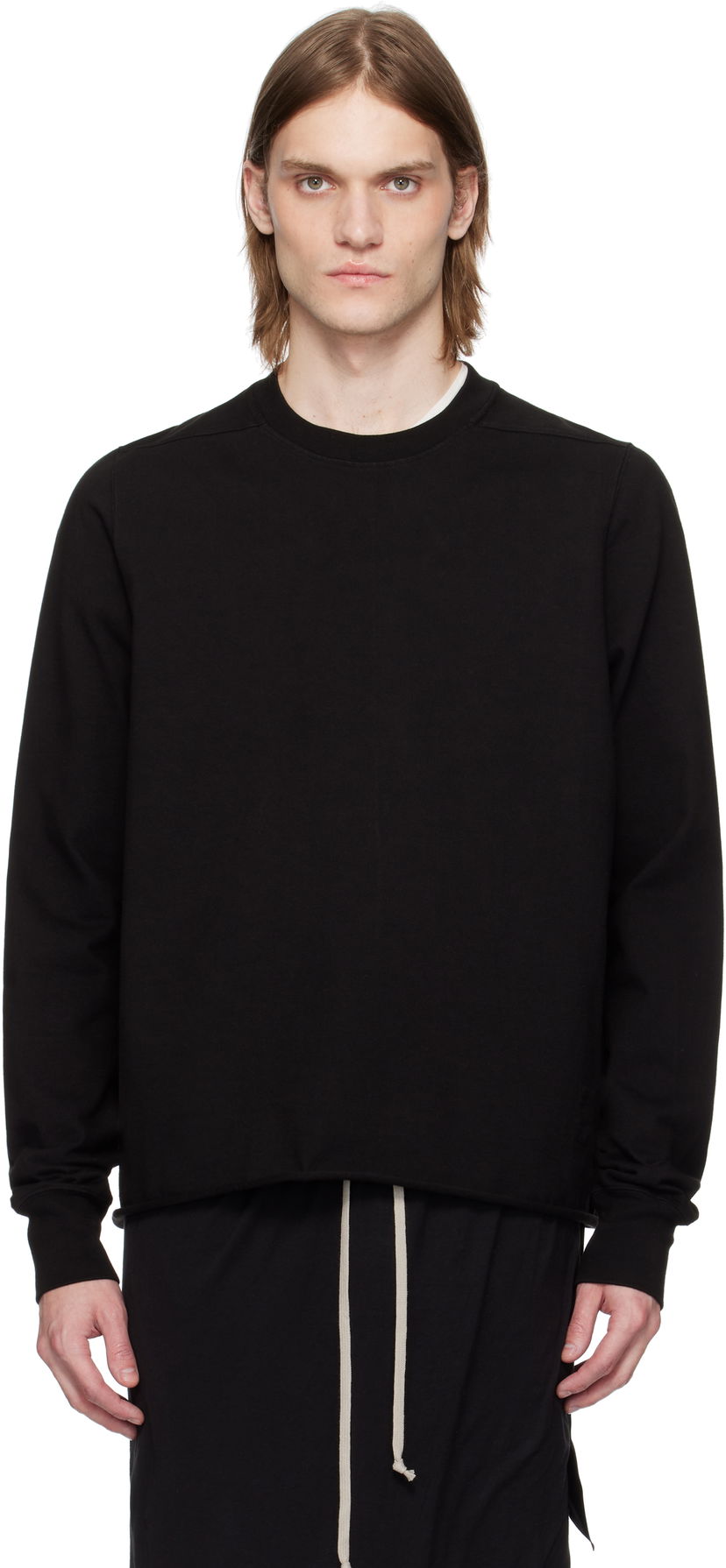 Cветр Rick Owens Rick Owens DRKSHDW Hollywood Crewneck Sweatshirt чорний | DU01E3279 RIGP