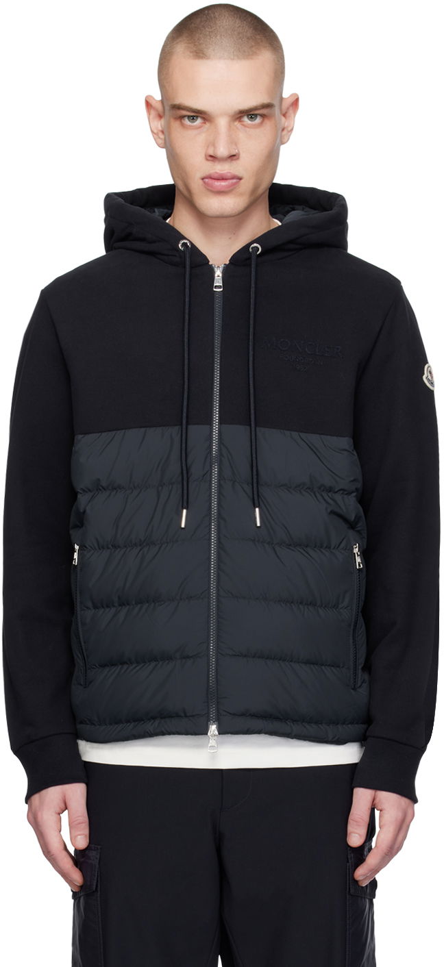 Куртка Moncler Embroidered Down Jacket темно-синій | J10918G0001389AE5