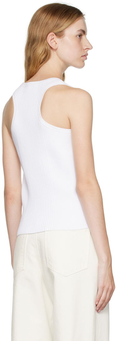 Безрукавка We11done We11done Racer Back Tank Top білий | WD-KT3-22-603-W-WH, 2