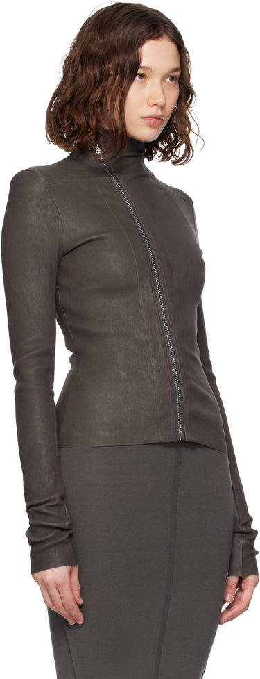 Куртка Rick Owens Rick Owens Gary Leather Jacket чорний | RP02E4701 LSV, 4