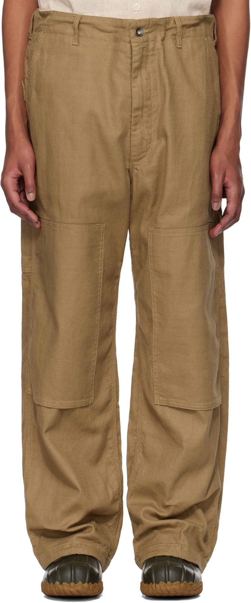 Штани карго Engineered Garments Engineered Garments Painter Trousers Коричневий | 25S1F005