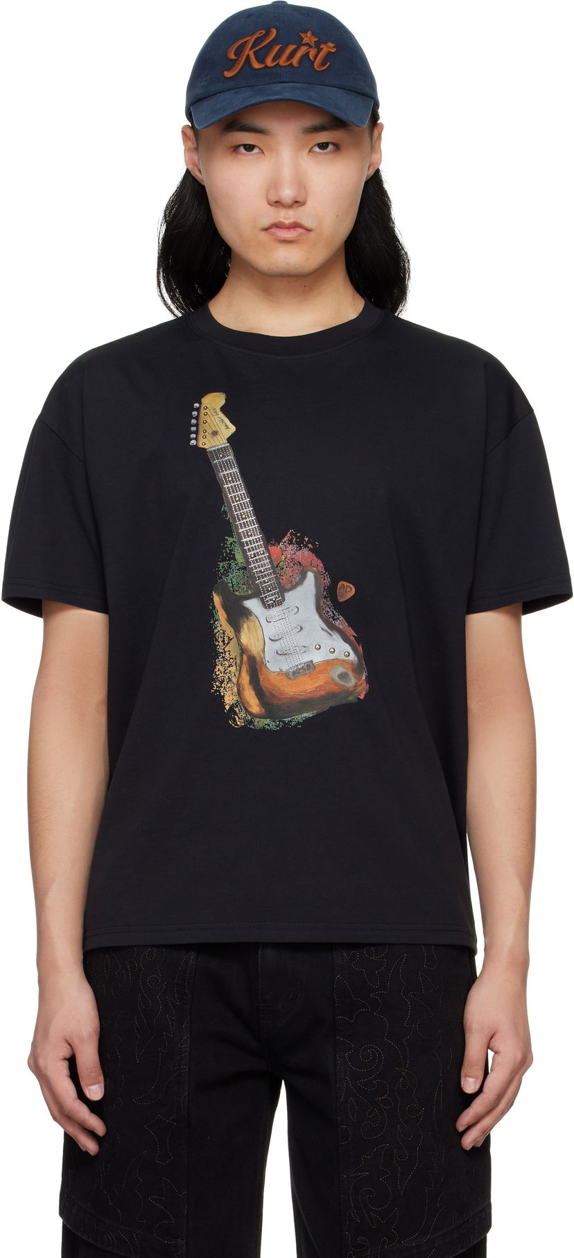 Футболка Andersson Bell Andersson Bell Guitar Graphic T-Shirt чорний | atb1250u